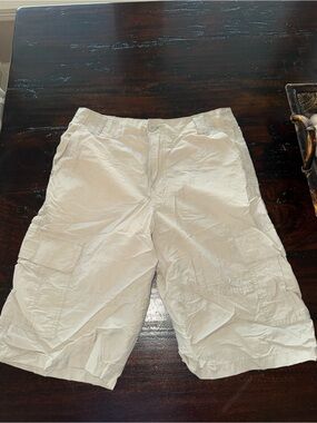 NWOT Boys 82 Zero BeigeCargo Shorts - Lightweight Summer Utility size 14
